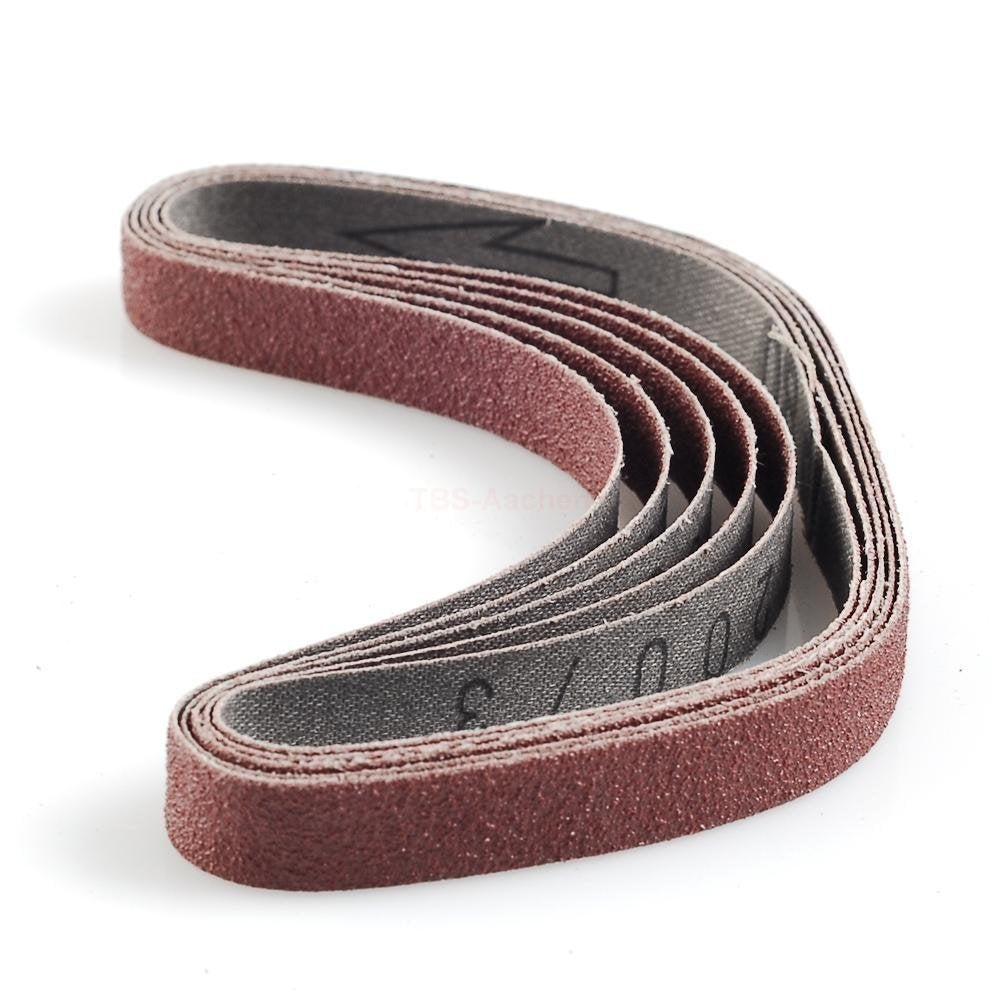 Proxxon 28582 Replacement belts for BS/E, 120 grit, 5 pieces