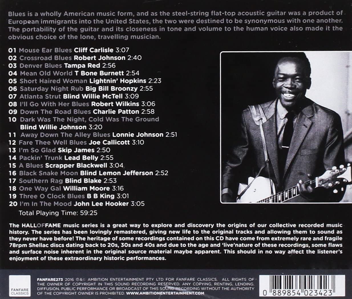 Hall Of Fame: History Of The Blues Guitar