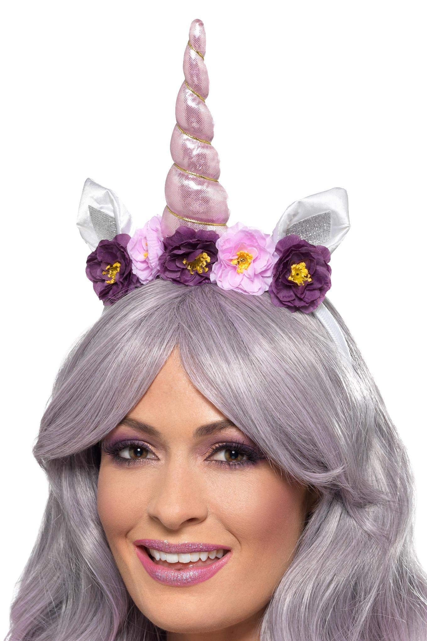 Smiffys Unicorn Headband, Multi-Coloured