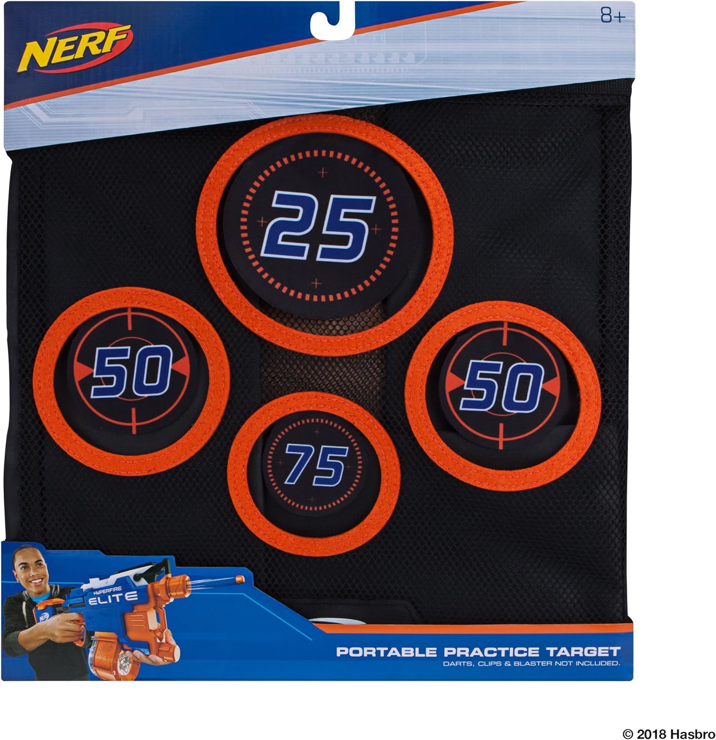Jazwares Nerf Elite Pop Up-Diana de Tiro Portable Multicolor (Toypartner 11506