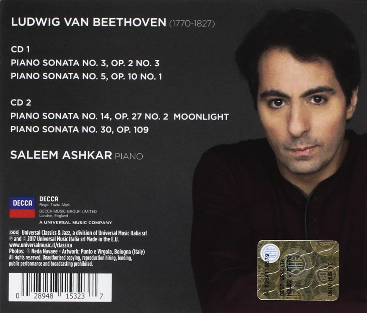 Beethoven: Sonatas 3 / 5 / 14 / 30