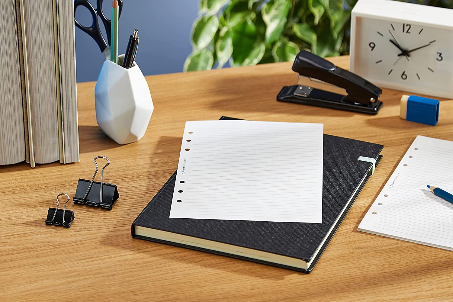 Filofax - Recambio de hojas para archivador (tamaño A5, a rayas), color blanco
