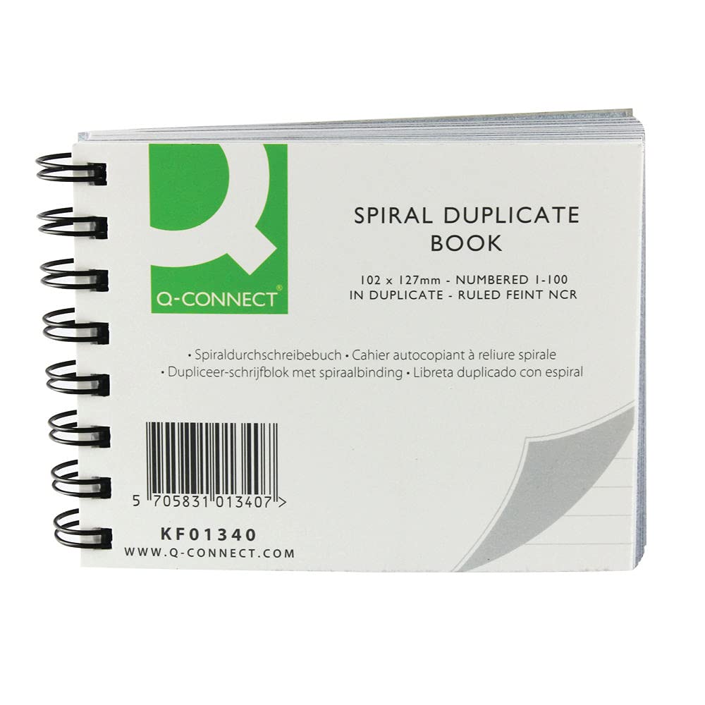 Q-Connect Wiro Dup Book 102X127Mm