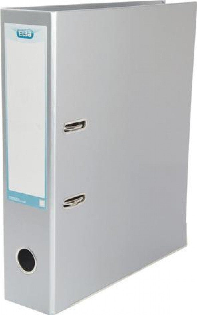 Elba A4 70 mm Classy Lever Arch File - Metallic Silver (Pack of 1