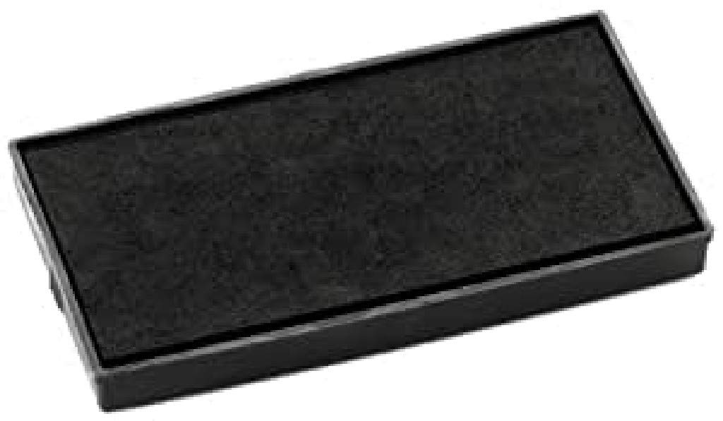 COLOP E/50/1 Black Replacement Ink Pads - Pack of 2 | 107224 | Black Stamp Pads to fit COLOP Printer 50 & Printer 50/2 DIY Stamp Kit
