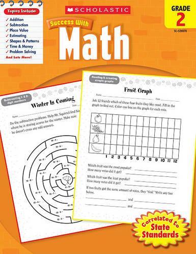 Scholastic Success with Math: Grade 2 Workbook
