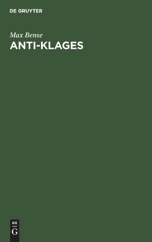 Anti-Klages: Oder von der Würde des Menschen (German Edition
