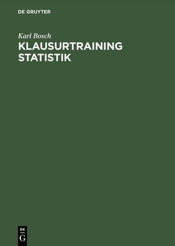 Klausurtraining Statistik (German Edition