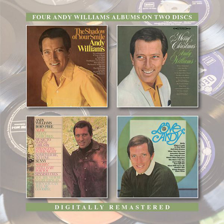 The Shadow of Your Smile/Merry Christmas/Born Free/Love, Andy: Four Andy Williams Albums On Two Discs