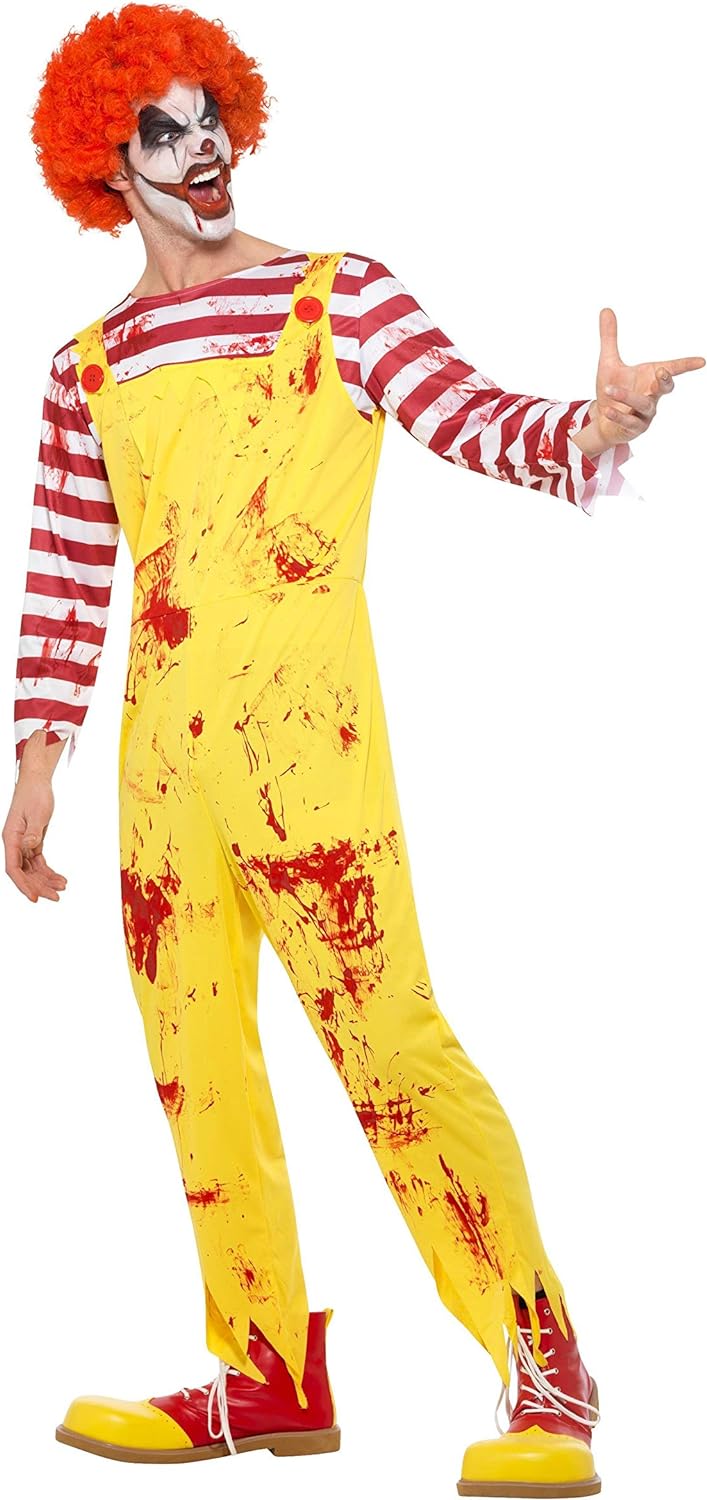 Smiffys Kreepy Killer Clown Costume