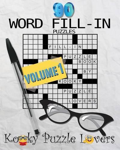 Word Fill-In Puzzle Book, 90 Puzzles