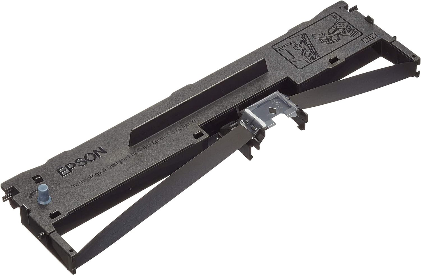 Epson Print Ribbon, Black, 24 Pin, Genuine