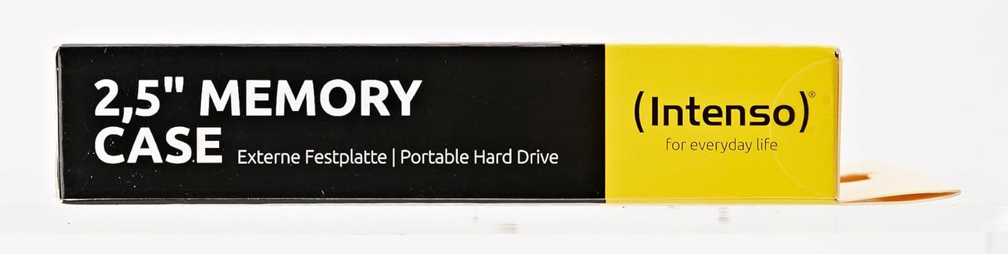 Intenso 6021530 500GB Memory Case USB 3.0 5400rpm 2.5 Inch External Hard Drive - Black