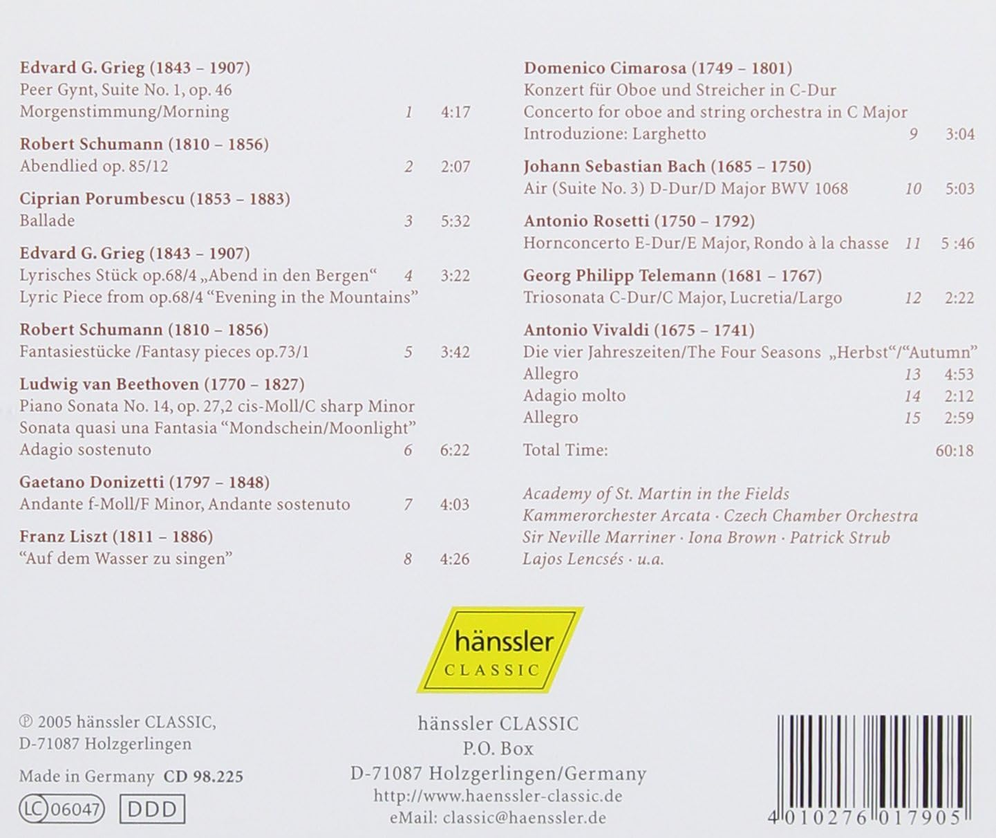 Autumn Moods - Instrumental Classics