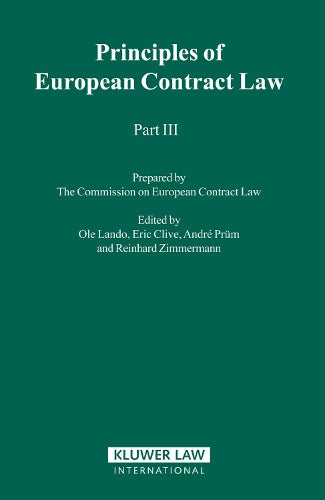 Principles of European Contract Law - Part III