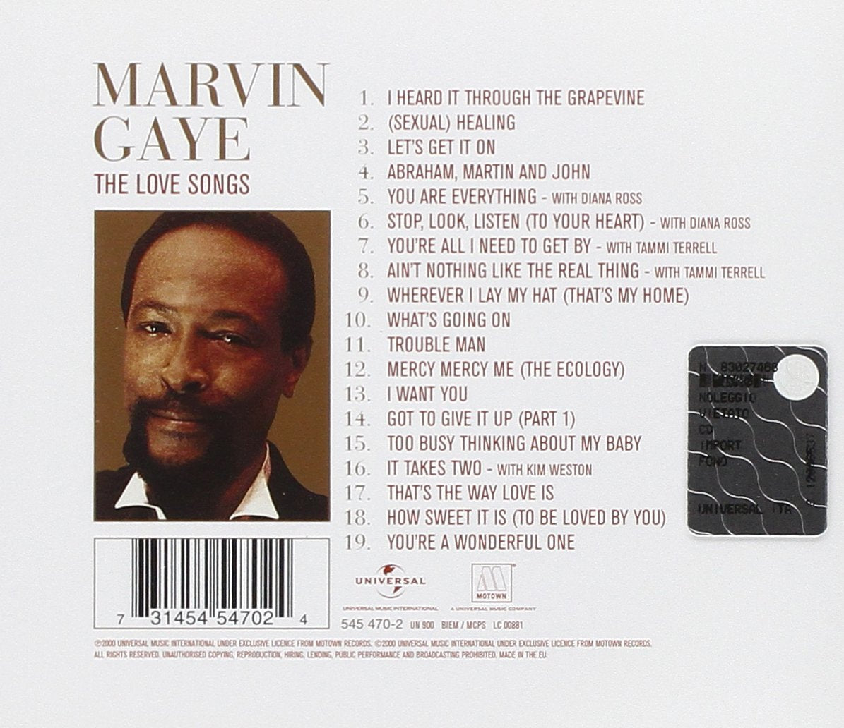 Marvin Gaye Love Songs