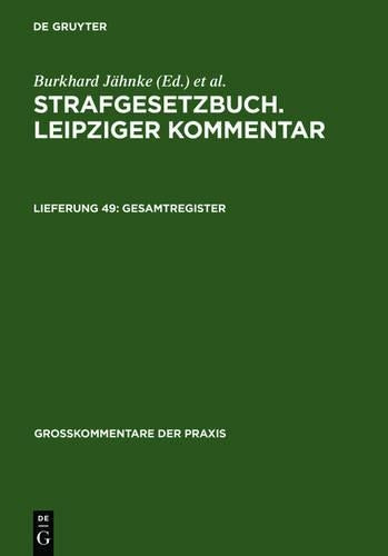 Gesamtregister (Großkommentare der Praxis) (German Edition