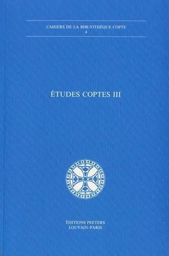 Études coptes III
