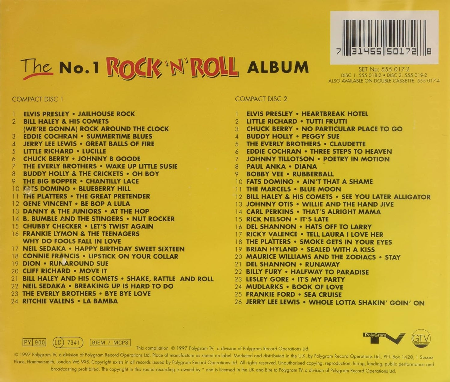 No.1 Rock N Roll Album