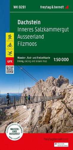 Dachstein, Walking-, Bike- and Leisure map 1:50.000, freytag