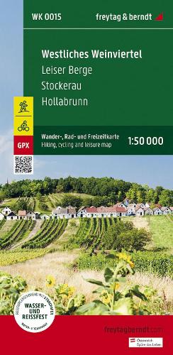 Western Weinviertel Hiking, cycling and leisure map