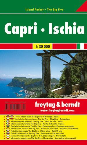 Capri Ischia (ITALY) Pocket City Map 1:30K FB (English, French and German Edition