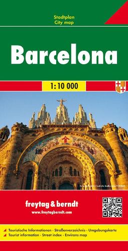 Barcelona, City Plan 1:10.000
