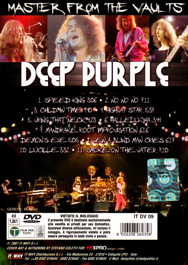 Deep Purple - Masters From The Vaults - IMPORT