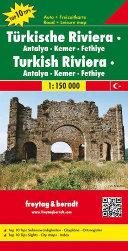 Turkish Riviera - Antalya - Kemer - Fethiye, Automap 1:150.0