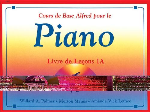 Alfred's Basic Piano Library Lesson 1A Frans