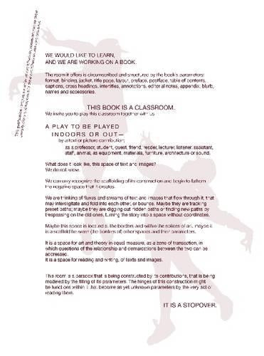 We Would Like to Learn, and We are Working on a Book
