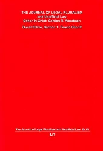 The Journal of Legal Pluralism and Unofficial Law