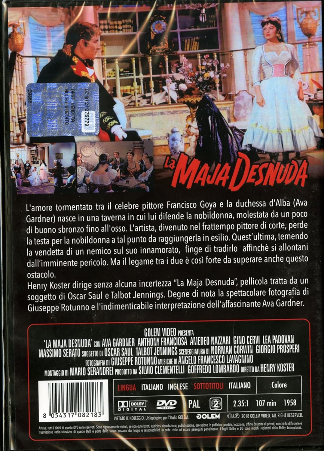 Dvd - Maja Desnuda (La) (1 DVD)