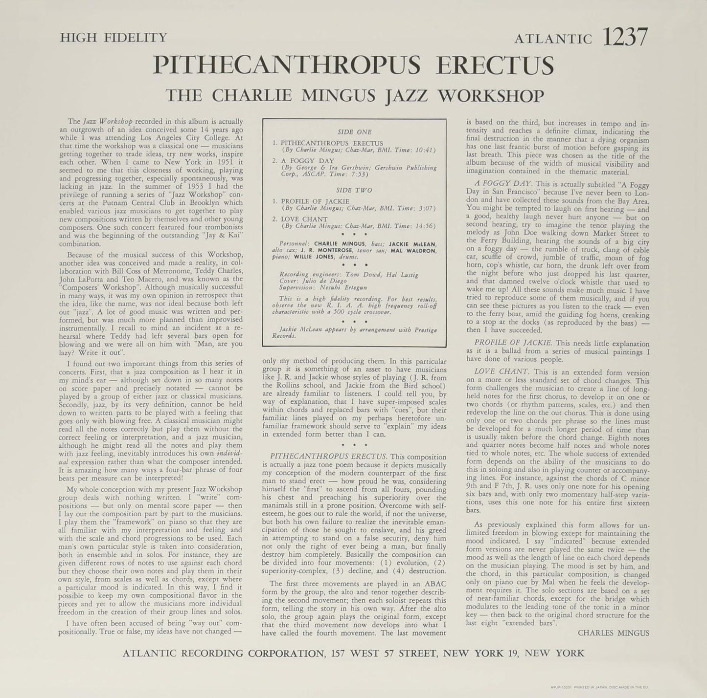 Pithecanthropus Erectus