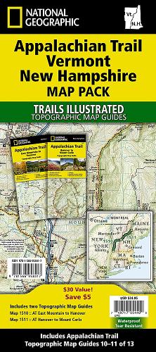 Appalachian Trail: Vermont, New Hampshire (Map Pack)