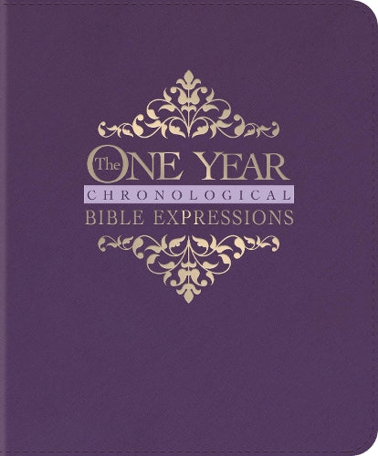 The One Year Chronological Bible Expressions (LeatherLike, Imperial Purple