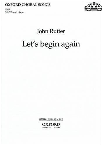 Let's begin again