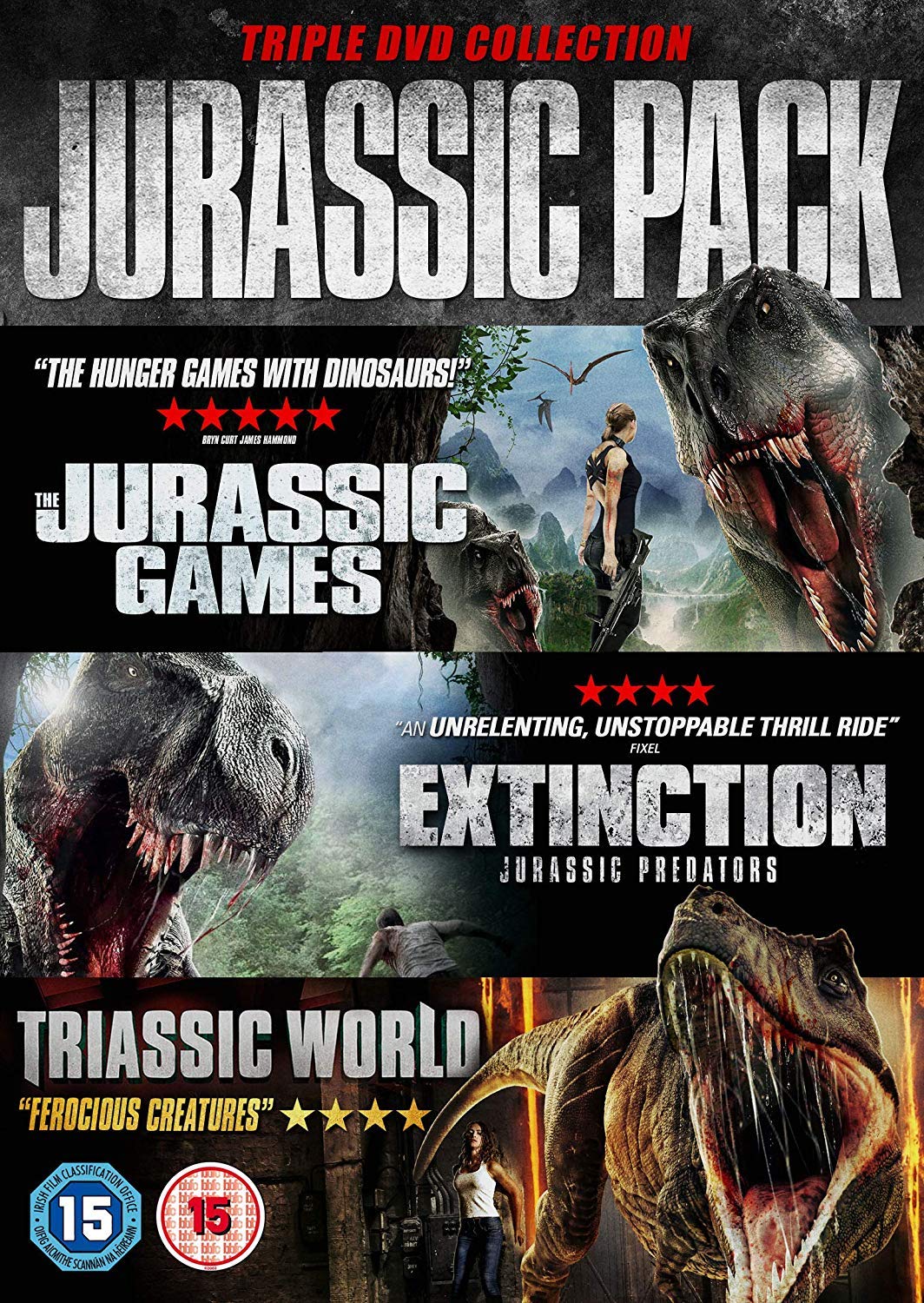 Jurassic Triple DVD Pack