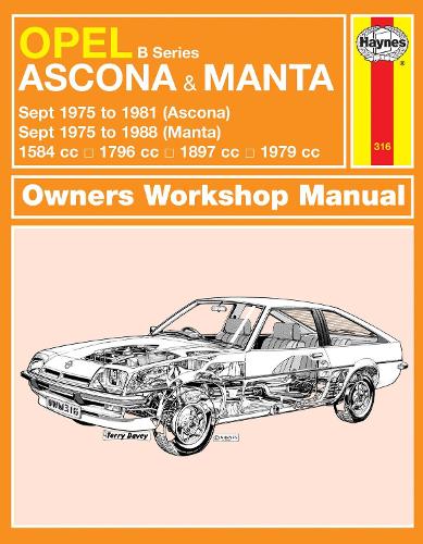 Opel Ascona & Manta (B Series) (Sept 75 - 88) Haynes Repair Manual