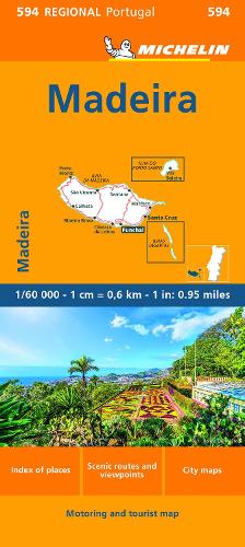 Madeira - Michelin Regional Map 594