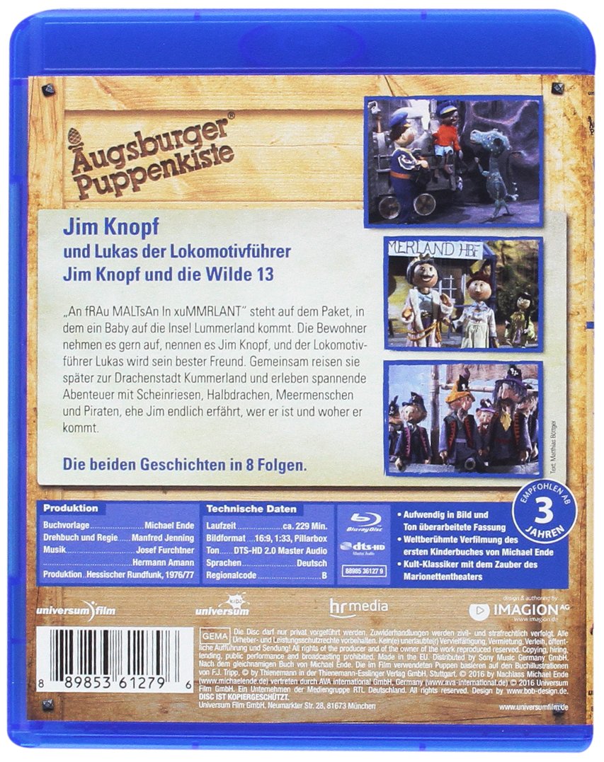 Jim Knopf und Lukas, der Lokomotivführer/Jim Knopf und die Wilde 13 - Augsburger Puppenkiste