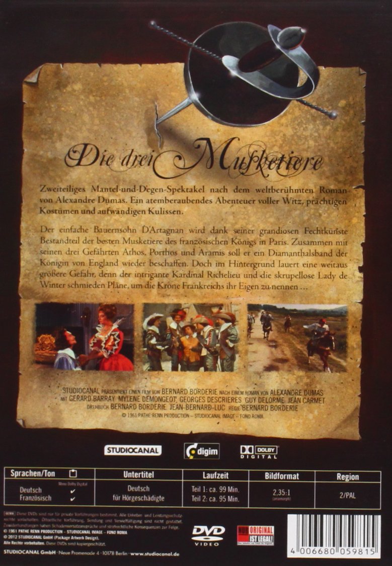 Die drei Musketiere - Teil 1&2