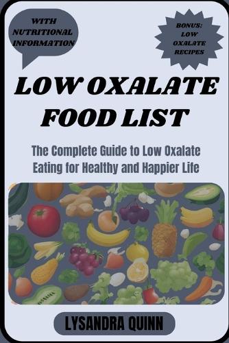 Low Oxalate Food List