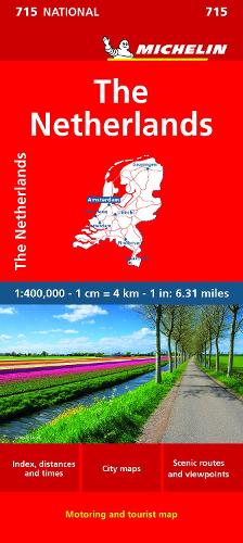The Netherlands - Michelin National Map 715