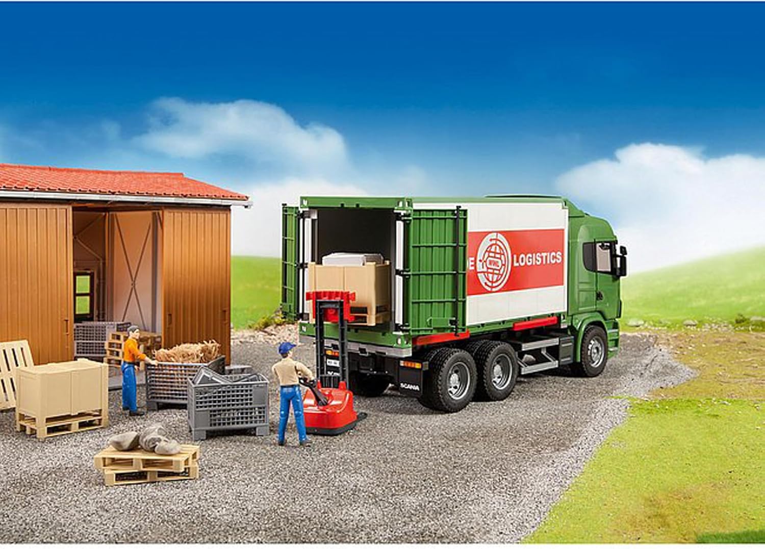 Bruder Logistics Set