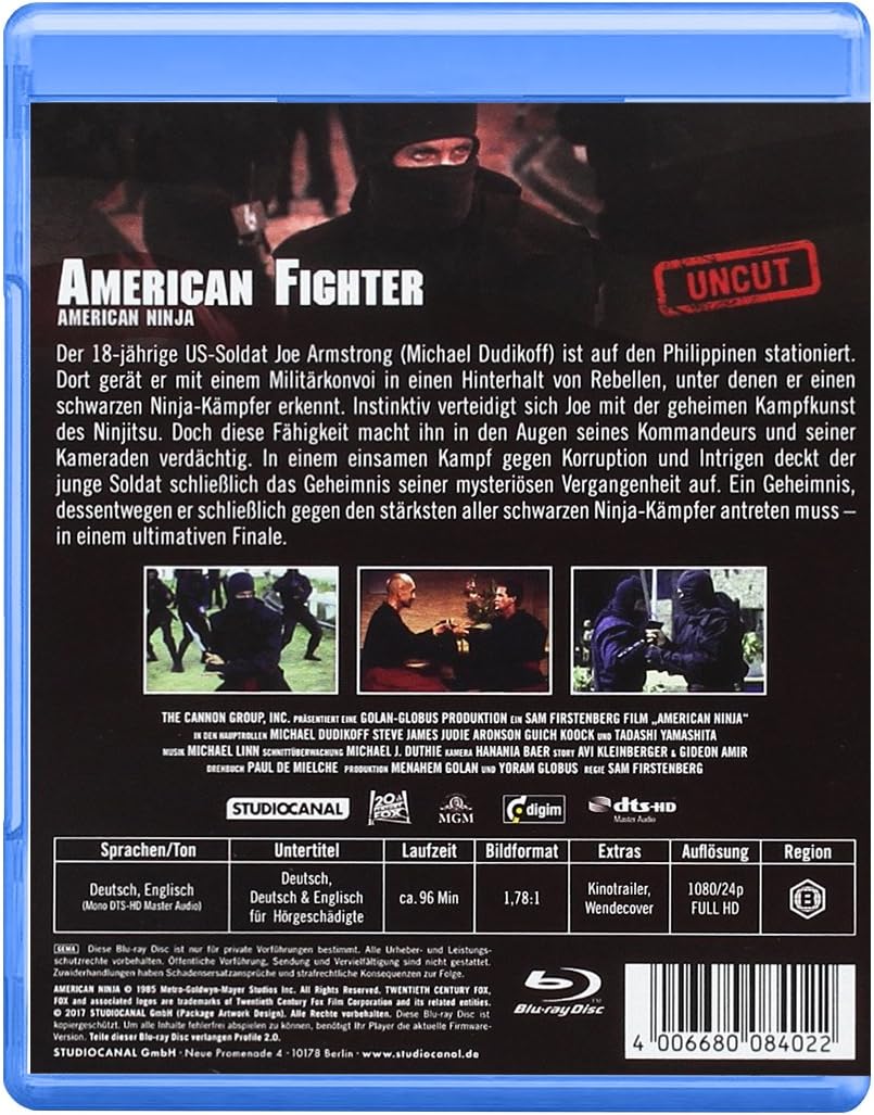 AMERICAN FIGHTER - DUDIKOFF, M