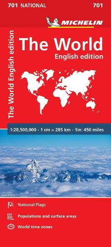 The World - Michelin National Map 701