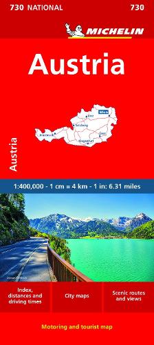 Austria - Michelin National Map 730