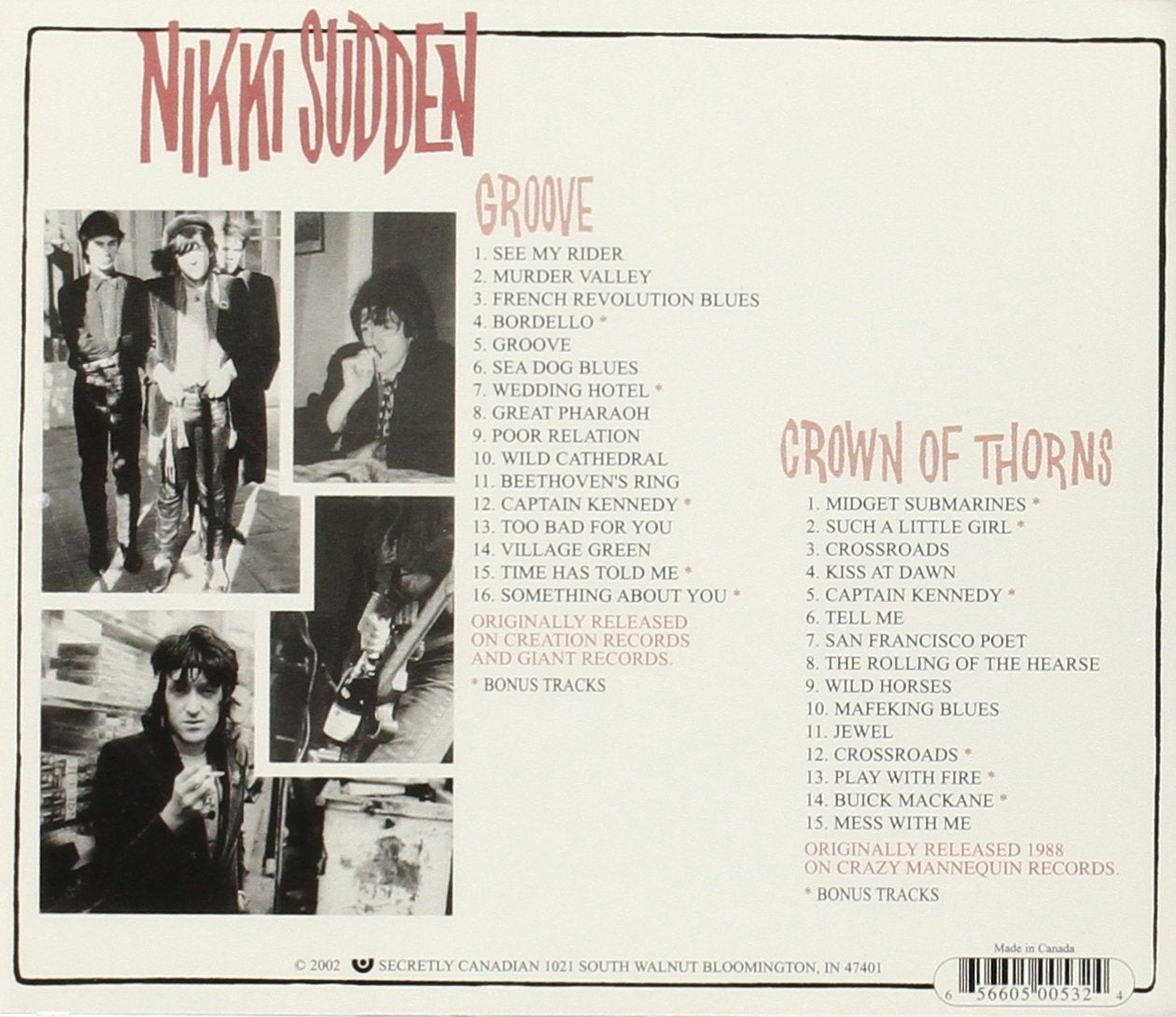 Groove/Crown of thorns