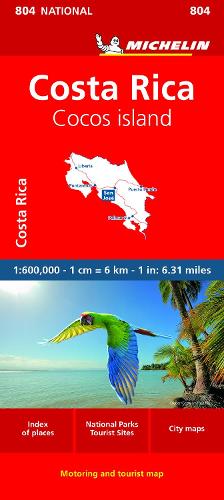 Costa Rica - National Map 804